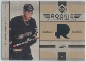 2006-07 UPPER DECK - SHANE O'BRIEN #RM-SO ROOKIE MATERIALS