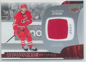 2017-18 UPPER DECK - VALENTIN ZYKOV #RM-VZ ROOKIE MATERIALS
