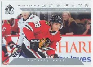 2018-19 SP AUTHENTIC - PATRICK KANE #104 AUTHENTIC MOMENTS
