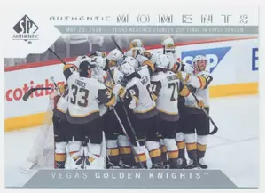 2018-19 SP AUTHENTIC - VEGAS GOLDEN KNIGHTS #107 AUTHENTIC MOMENTS