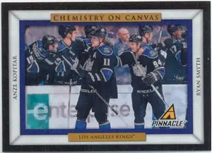 2010-11 PINNACLE - ANZE KOPITAR/RYAN SMYTH #18 CHEMISTRY ON CANVAS