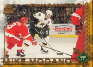 2001-02 ADRENALINE - MIKE MODANO #3 PLAYMAKERS