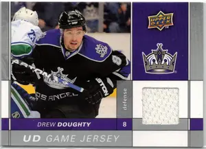 2009-10 UD Drew Doughty GU Jersey Los Angeles Kings