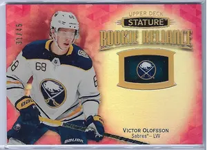 2019-20 Stature Rookie Reliance Red #RR-50 Victor Olofsson (31/45)