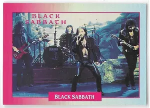 1991 Brockum Rock Cards #250 Black Sabbath