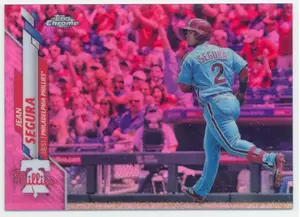 2020 Topps Chrome - Jean Segura #38 Pink Refractor Parallel