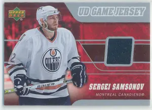 2006-07 UPPER DECK - SERGEI SAMSONOV #J-SS GAME JERSEY