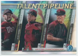 2017 Bowman - Alex Young/Taylor Clarke/Anthony Banda #TP-ARI Chrome Talent Pipeline