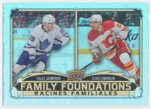 2023-24 TIM HORTONS GREATEST DUOS - CALLE JARNKROK/ELIAS LINDHOLM #FF-10 FAMILY FOUNDATION