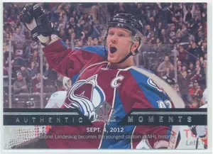 2013-14 SP AUTHENTIC - GABRIEL LANDESKOG #162 AUTHENTIC MOMENTS