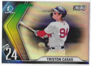 2022 Bowman Chrome Top 100 #BTP-24 Triston Casas