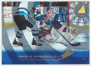 1995-96 PINNACLE - NIKOLAI KHABIBULIN #118 RINK COLLECTION