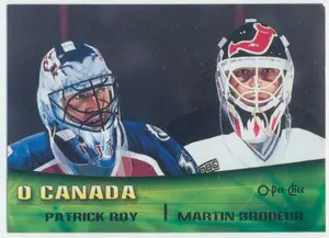 2000-01 O-PEE-CHEE - PATRICK ROY/MARTIN BRODEUR #TC8 COMBOS⚠️