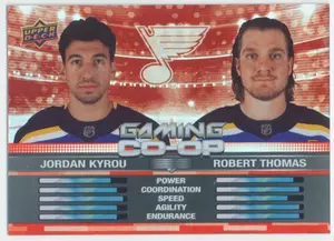 2024-25 UPPER DECK - JORDAN KYROU/ROBERT THOMAS #CGO-15 GAMING CO-OP