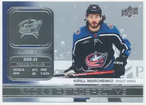 2023-24 UPPER DECK - KIRILL MARCHENKO #RR-2 ROOKIE RETROSPECTIVE