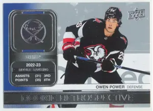 2023-24 UPPER DECK - OWEN POWER #RR-5 ROOKIE RETROSPECTIVE