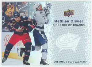 2023-24 UPPER DECK - MATHIEU OLIVIER #DB-6 DIRECTOR OF BOARDS
