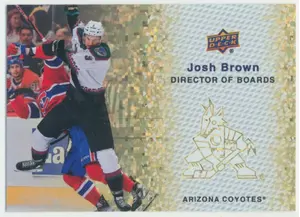 2023-24 UPPER DECK - JOSH BROWN #DB-14 DIRECTOR OF BOARDS GOLD SPECKLE