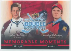 2014 NATIONAL HOCKEY CARD DAY CANADA - NATHAN MacKINNON/JONATHAN HUBERDEAU #NHCD-21 MEMORABLE MOMENTS