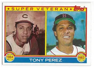 1983 Topps #716 Tony Perez (Super Veteran)