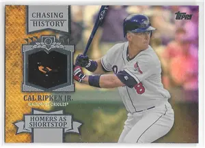 2013 Topps Chasing History Holofoil #CH-57 Cal Ripken Jr.