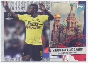 2021-22 Topps UEFA Champions League - Youssoufa Moukoko #RSP-13 Road to St. Petersburg