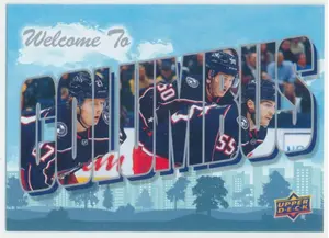 2022-23 UPPER DECK - WELCOME TO COLUMBUS #WT-9 (BLUE JACKETS)