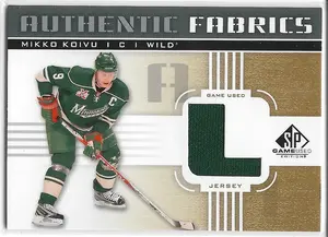 2011-12 SP Game Used Authentic Fabrics #AF-KO Mikko Koivu 'L'