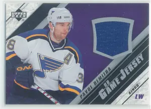 2005-06 UPPER DECK - PAVOL DEMITRA #J-PDE GAME JERSEY
