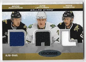 2008-09 Trilogy Rivals #SJS-DAL Joe Thornton, Patrick Marleau, Jonathan Cheechoo, Brad Richards, Jere Lehtinen & Mike Ribeiro (w/ Certificate of Authenticity)