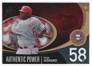 2007 SP Authentic Authentic Power #AP-43 Ryan Howard