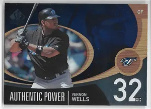 2007 SP Authentic Authentic Power #AP-48 Vernon Wells