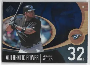 2007 SP Authentic Authentic Power #AP-48 Vernon Wells