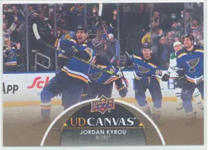 2021-22 UPPER DECK - JORDAN KYROU #C341 UD CANVAS