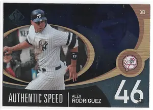 2007 SP Authentic Authentic Speed #AS-2 Alex Rodriguez