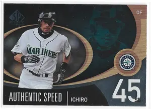 2007 SP Authentic Authentic Speed #AS-26 Ichiro Suzuki