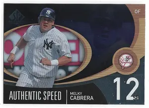 2007 SP Authentic Authentic Speed #AS-36 Melky Cabrera