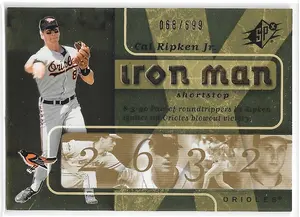 2007 SPx Iron Man #IM52 Cal Ripken Jr. (068/699)