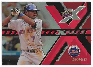 2008 UD X Xponential #X-JR Jose Reyes