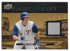 2008 Upper Deck Game Jersey #99-MT Mark Teixeira