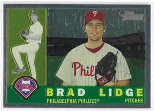 2009 Topps Heritage Chrome #C18 Brad Lidge (0140/1960)