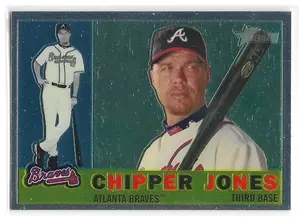 2009 Topps Heritage Chrome #C56 Chipper Jones (0374/1960)