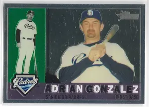 2009 Topps Heritage Chrome #C72 Adrian Gonzalez (0467/1960)