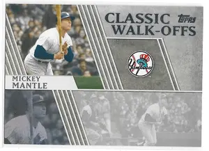 2012 Topps Classic Walk-Offs #CW-7 Mickey Mantle