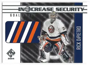 2003-04 Private Stock Reserve In Crease Security #10 Rick DiPietro