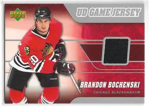 2006-07 Upper Deck UD Game Jersey #J2-BB Brandon Bochenski