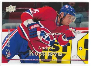 2007-08 Upper Deck UD Exclusives #408 Andrei Kostitsyn (076/100)