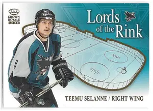 2002-03 Crown Royale Lords of the Rink #17 Teemu Selanne