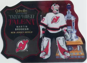 2015-16 O-PEE-CHEE PLATINUM - MARTIN BRODEUR #TT-4 TROPHIED TALENT