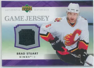 2007-08 UPPER DECK - BRAD STUART #J-ST GAME JERSEY